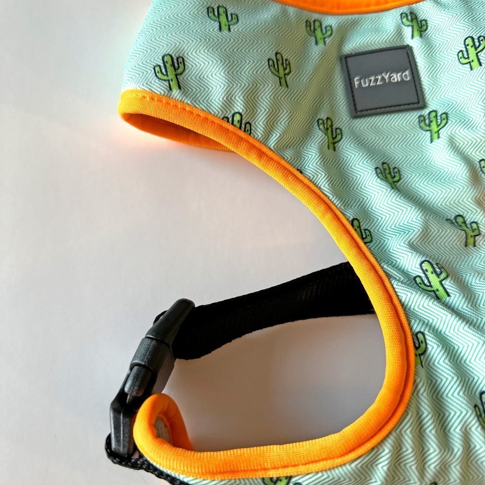 NWOT FuzzYard Dog Harness Cactus Theme with Secure D-ring | Lightweight XL - Picture 6 of 12